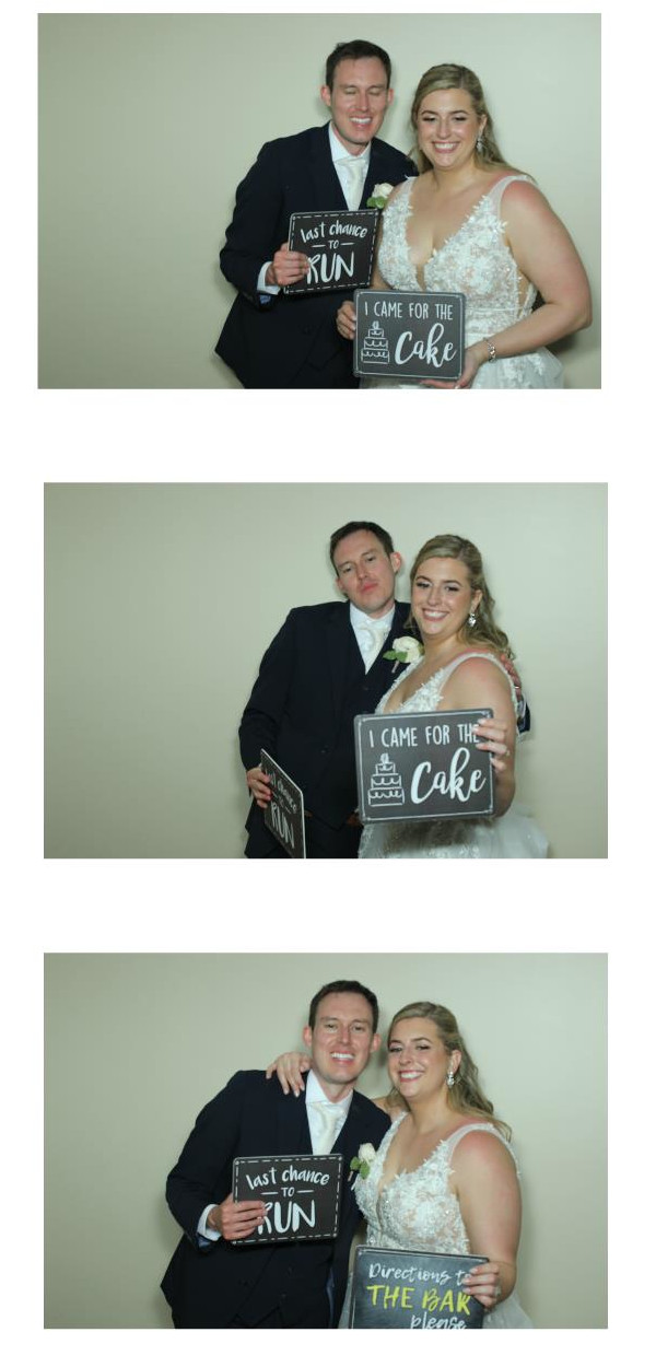 Bride and Groom using Or compact Mirror booth, at Omni Hotel Down town Indianapolis